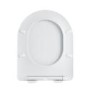 Fluted Wall Hung Toilet with Soft Close Seat, White Glass Sensor Flush Plate, 1160mm Frame & Cistern - Oregon