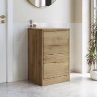 500mm Wood Effect Freestanding Countertop Vanity Unit - Palma 500mm Wood Effect Freestanding Countertop Vanity Unit - Palma
