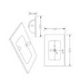 600mm Wood Effect Freestanding Vanity Unit with Basin – Palma