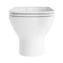 Wall Hung Rimless Toilet with Soft Close Seat, White Glass Sensor Flush Plate, 1168mm Frame & Cistern – Palma
