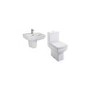 Delta Semi Pedestal Toilet and Basin Suite