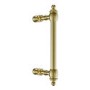 Brushed Brass Traditional Shower Door Handle - Pavo