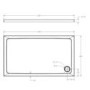 1000 x 800mm Chrome Rectangular Sliding Door Shower Enclosure Suite with Toilet and Basin - Carina