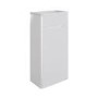 400mm White Freestanding Cloakroom Right Hand Vanity Unit with Basin - Pendle