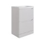 600mm Beige Freestanding Vanity Unit with Basin - Pendle