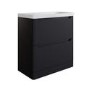 800mm Black Freestanding Vanity Unit with Basin - Pendle