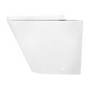 1300mm Black Toilet and Sink Unit with Round Toilet - Pendle
