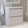 800mm Beige Freestanding Vanity Unit with Basin - Pendle