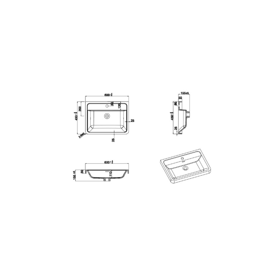 1300mm Beige Toilet and Sink Unit with Square Toilet - Pendle