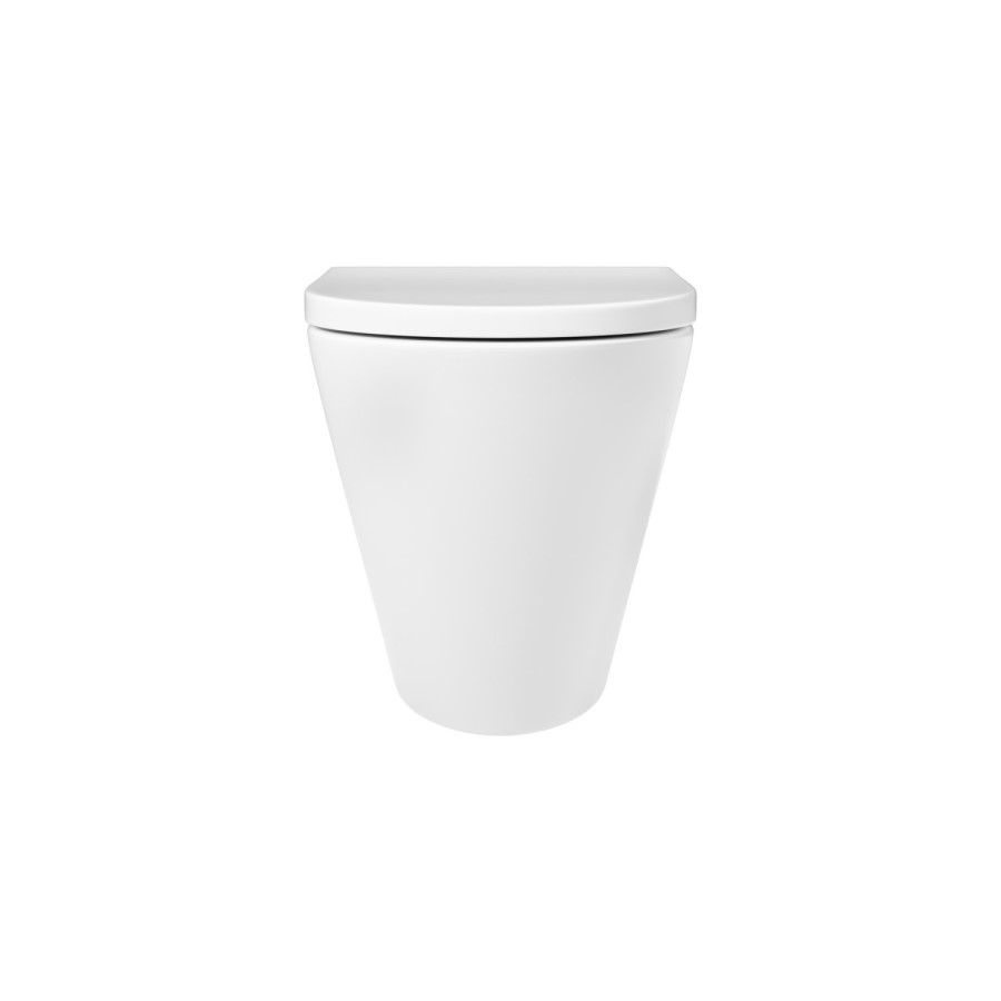 1300mm White Toilet and Sink Unit with Round Toilet - Pendle