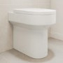 Back to Wall Rimless Comfort Height Toilet with Soft Close Seat - Pendle