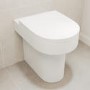 Back to Wall Rimless Comfort Height Toilet with Soft Close Seat - Pendle