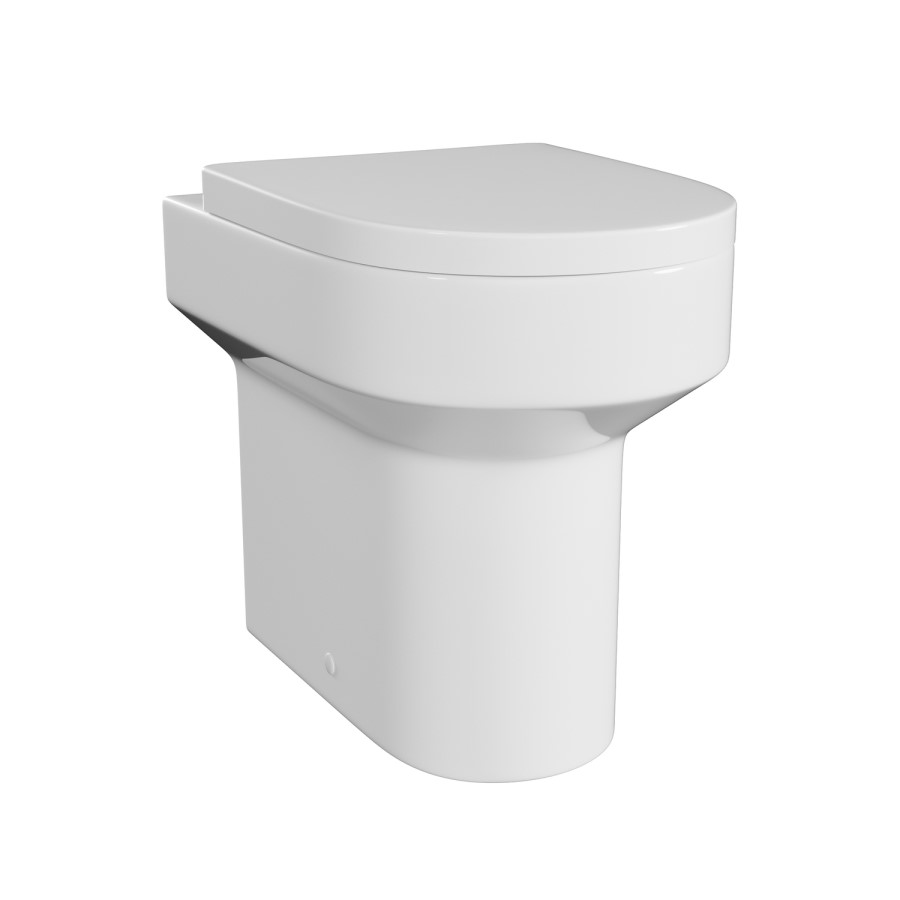 Back to Wall Rimless Comfort Height Toilet with Soft Close Seat - Pendle