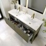 1200mm Green Freestanding Double Vanity Unit with Basin - Perla