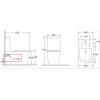 Modern 1300mm Freestanding Bath Suite with Toilet &amp; Basin - Pico
