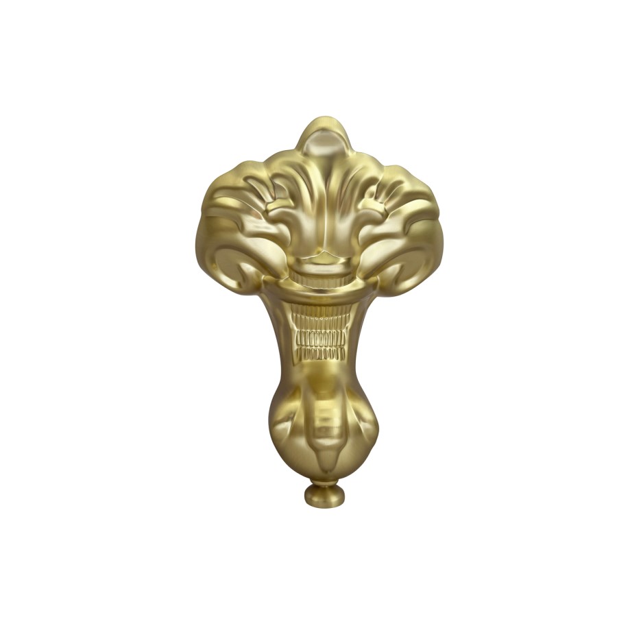 Dark Green Freestanding Single Ended Bath with Brass Feet 1670 x 740mm - Park Royal