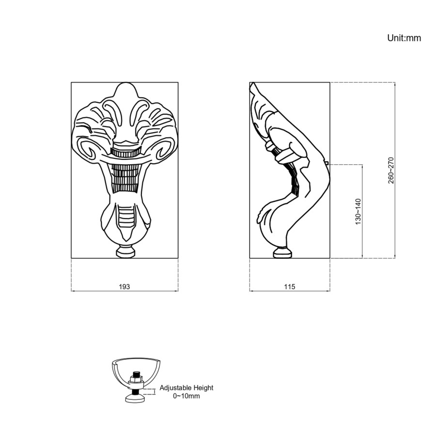 Dark Green Freestanding Single Ended Bath with Bronze Feet 1670 x 740mm - Park Royal