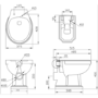 Close Coupled Traditional Low Level Short Projection Toilet with Wooden Soft Close Seat & Brass Fittings - Park Royal