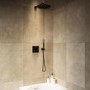 Black 2 Outlet Concealed Mixer Shower Set With Hand Shower - Priya