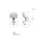Black Freestanding Single Ended Shower Bath with Chrome Screen & Feet 1670 x 740 mm - Park Royal