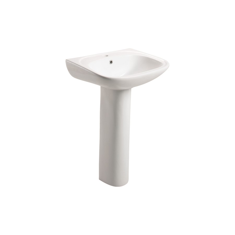Essence Close Coupled Toilet and Full Pedestal Basin Suite