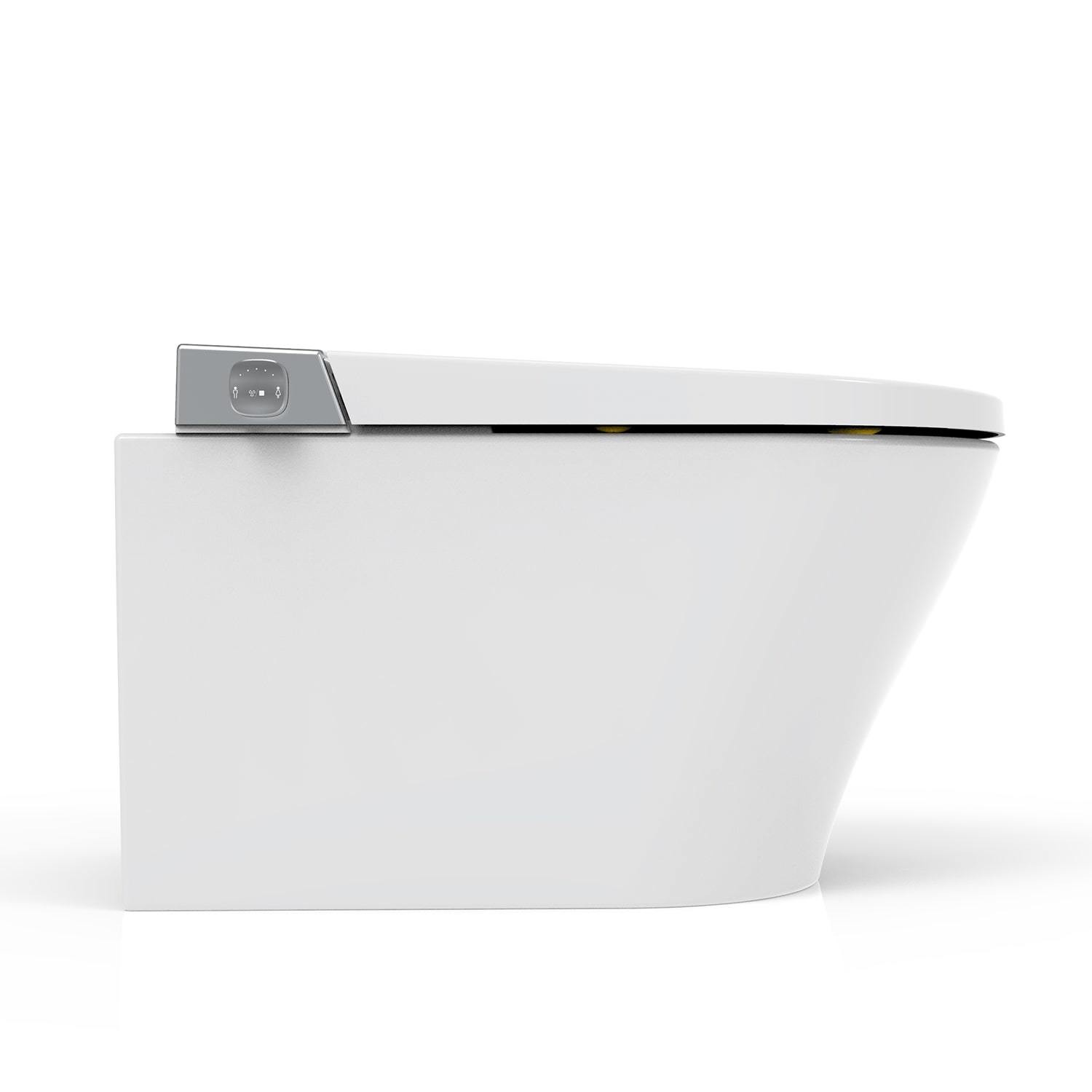 Wall Hung Smart Bidet Japanese Toilet with Heated Seat & 820mm Frame