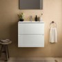 600mm Ideal Standard Eurovit+ White Wall Hung Vanity Unit with Basin