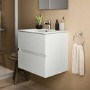 600mm Ideal Standard Eurovit+ White Wall Hung Vanity Unit with Basin