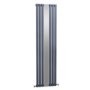 Vertical Anthracite Mirrored Radiator - 1800 x 499mm