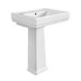 Traditional Full Pedestal 1 Tap Hole Basin 583mm - Park Royal
