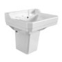 Traditional Semi Pedestal 2 Tap Hole Basin 570mm - Ripley