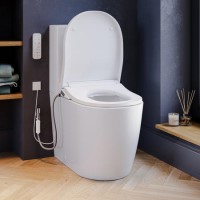 Newport Close Coupled Smart Bidet Japanese Toilet with Heated Seat - Purificare