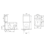 Newport Close Coupled Smart Bidet Japanese Toilet with Heated Seat - Purificare