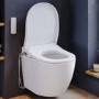 Roma Wall Hung Smart Bidet Japanese Toilet with Heated Seat - Purificare