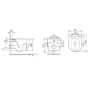 Roma Wall Hung Smart Bidet Japanese Toilet with Heated Seat - Purificare