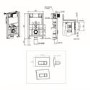 White Wall Hung Toilet with Soft Close Seat, White Glass Sensor Pneumatic Flush Plate, 820mm Frame & Cistern - Roma
