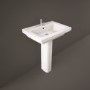 Rak Ceramics Rectangular Pedestal Basin 650mm
