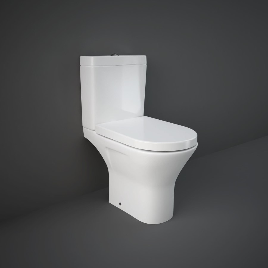 Mini Close Coupled Toilet with Soft Closed Seat - RAK Resort
