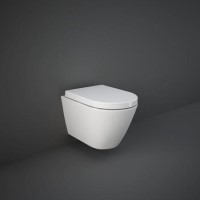 Rimless Wall Hung Toilet with Soft Closed Seat - RAK Resort