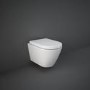 Rimless Wall Hung Toilet with Soft Closed Seat - RAK Resort