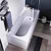 Cedar Toilet and Basin Bathroom Suite with Bath