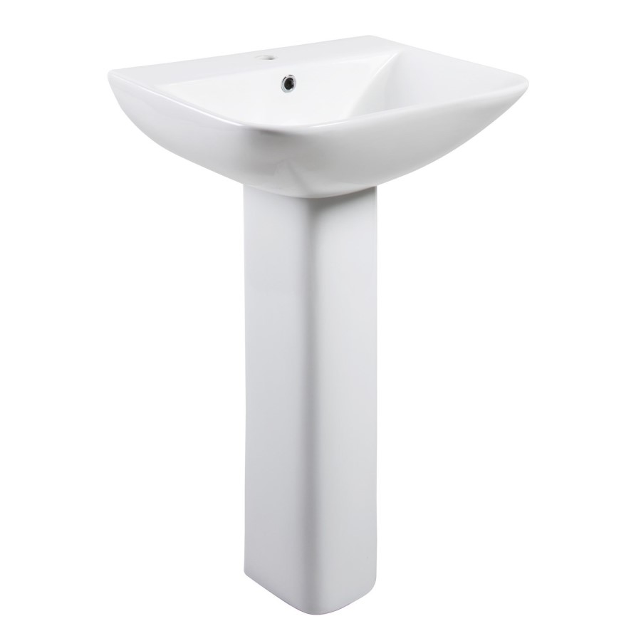 Lavender Toilet and Basin Bathroom Suite with Bath