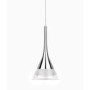 Set of 2 IP44 Glass Bathroom Pendant Light - Zirconia