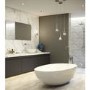Set of 2 IP44 Glass Bathroom Pendant Light - Zirconia