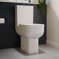 Close Coupled Comfort Height Short Projection Toilet with Soft Close Seat - Seren Close Coupled Comfort Height Short Projection Toilet with Soft Close Seat - Seren