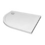 1200 x 900mm Left hand Offset Reversible Quadrant Shower Enclosure  & Offset Quadrant Acrylic Capped Stone Shower Tray 