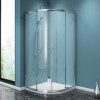 Taylor &amp; Moore Quadrant Shower Enclosure with Twin Sliding Doors 800 x 800mm &amp; Acrylic Capped Stone Resin Shower Tray