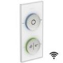 SmarTap White Smart Shower System with Slider Kit and Ceiling Shower Set