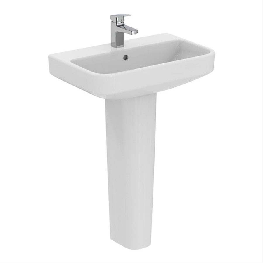 Ideal Standard i.Life S Compact 1 Tap Hole Full Pedestal Basin 600mm