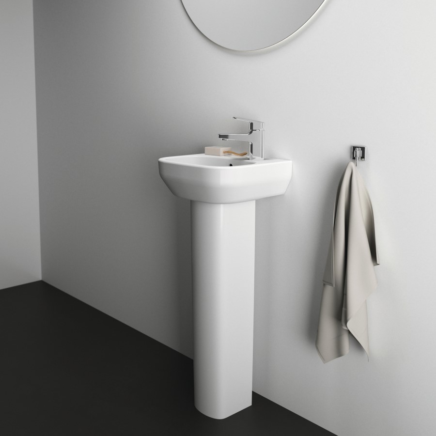 Ideal Standard i.Life A 1 Tap Hole Full Pedestal Basin 350mm